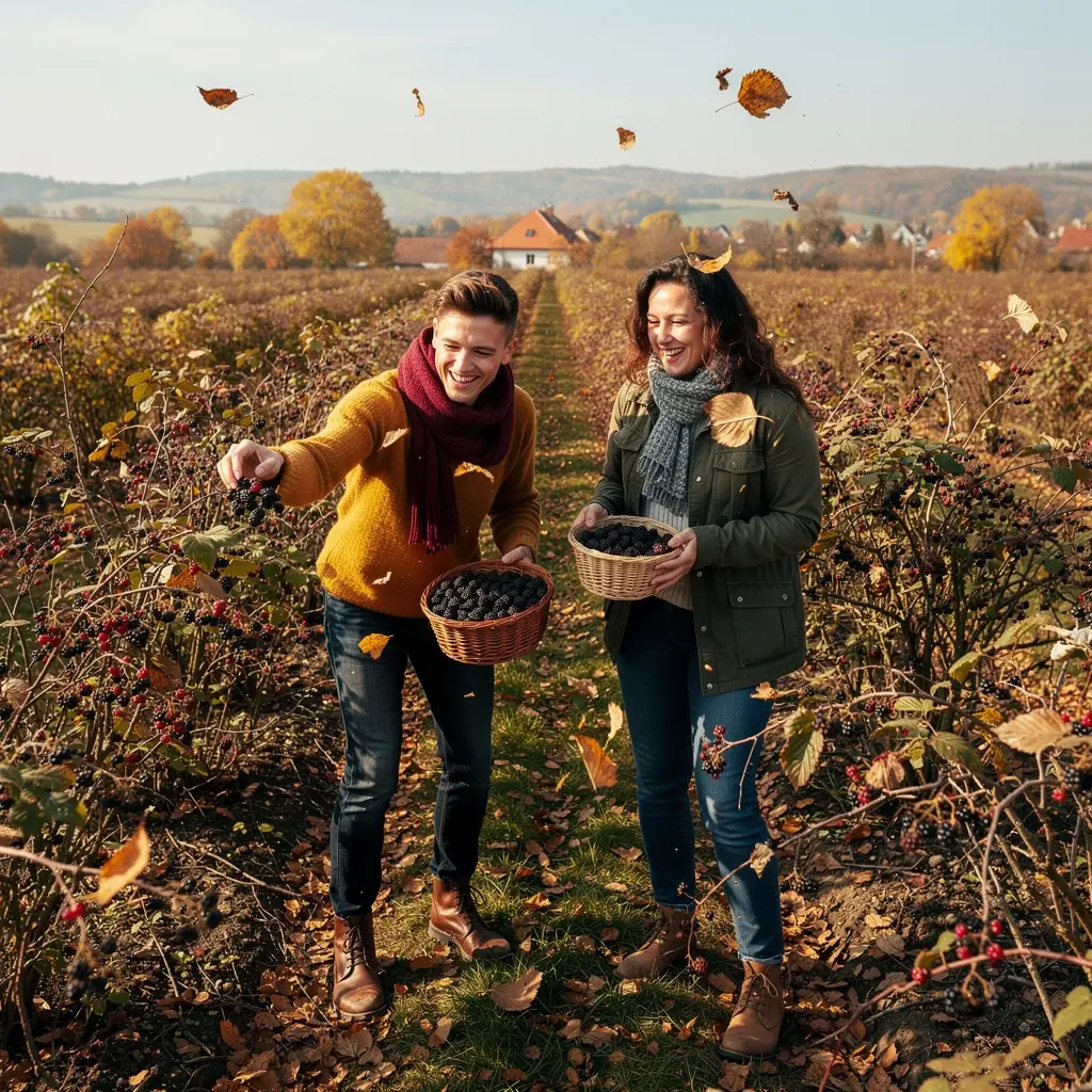 Színes gyümölcsök, mint a málna és áfonya, egy csésze teában, természetes eleganciával.