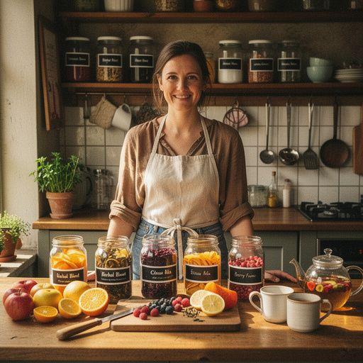 Friss gyümölcsök és gyógynövények az erdő mélyén, a természet csodája.