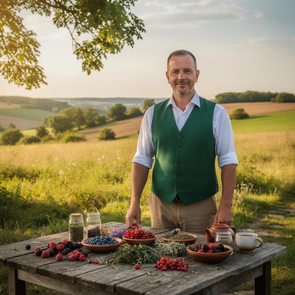 Tiszta forrásvíz és ízletes bogyós gyümölcsök elegye egy csészében.